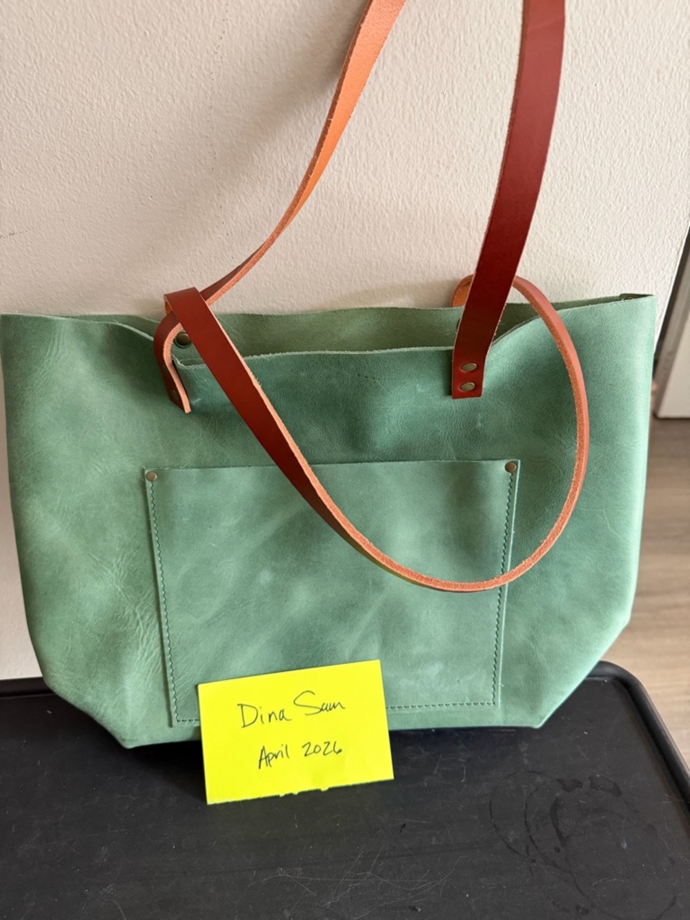 Portland Leather Goods Classic Tote Large in Cucumber